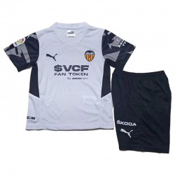 Camisola Valencia CF Criança Equipamento Primeiro 2021-2022 Manga Curta